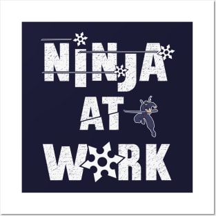 Ninja at Work. Posters and Art